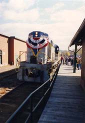 train at north creek station