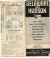 D&H 1944 Timetable