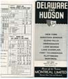 D&H 1953 Timetable