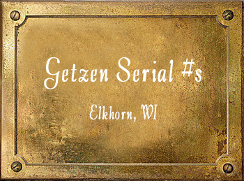 Getzen Serial Numbers Elkhorn WI