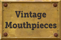 Vintage Brass Musical Instrument Mouthpiece Makers Trumpet Cornet