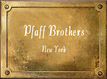 Pfaff Brothers instrument makers New York City