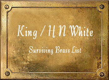 HN White King Band Instruments Serial Number List Cleveland Eastlake Ohio