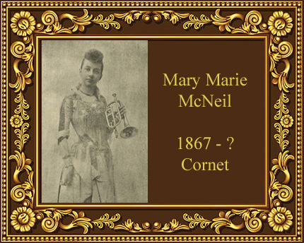 Mary Marie McNeil cornet soloist Meadville PA