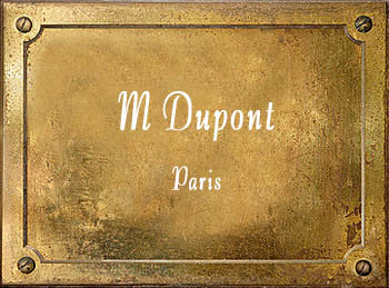 M Dupont Paris France brass cornet maker