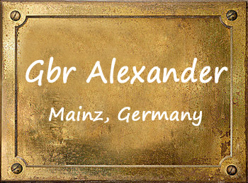Gebruder GBR Alexander brass instrument maker Mainz Germany