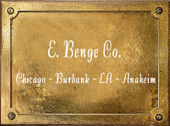 E Benge Company Chicago Burbank LA Anaheim brass instrument history