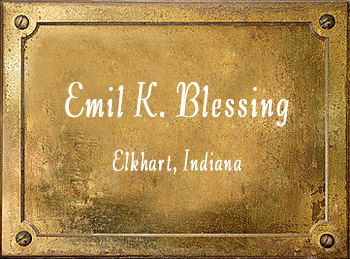 Emil K Blessing Band Instrument Company Elkhart Indiana history