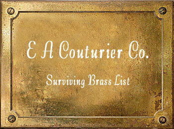Couturier Company Brass Instrument List
