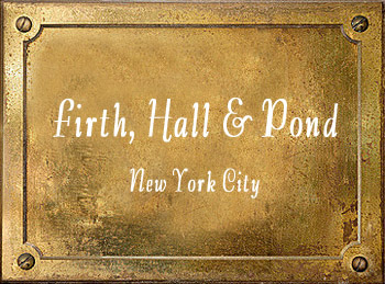 Firth Hall Pond New York brass History