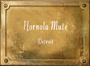 Hornola Mute Bryant Detroit trumpet cornet trombone
