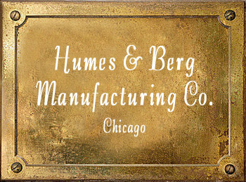 Humes & Berg Manufacturing Co Chicago trumpet cornet  mute