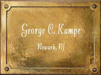 George Christian Kampe Newark NJ instrument maker