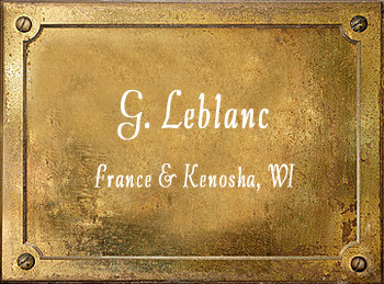Georges Leblanc La Couture France Kenosha Wisconsin Brass Trumpet History Courtois