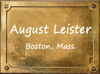 August Leister Boston brass instrument maker cornet
