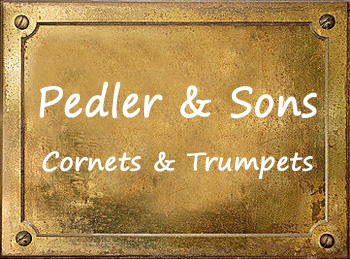 Harry Pedler & Sons Cornet Trumpet models Elkhart Indiana Band Instrument History
