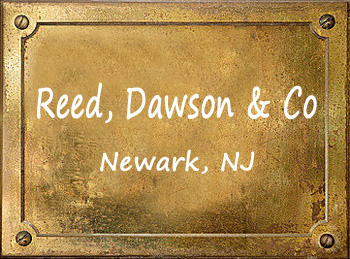 Reed, Dawson & Co Newark NJ Cornet musical brass piano