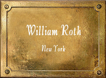 William Roth brass History New York