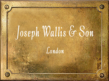 Joseph Wallis & Son London brass history