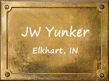 James W Yunker trombone maker Elkhart Indiana Conn
