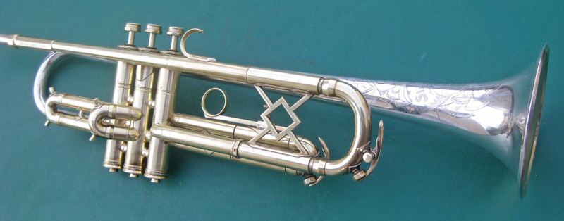King Silvertone Trumpet 1945