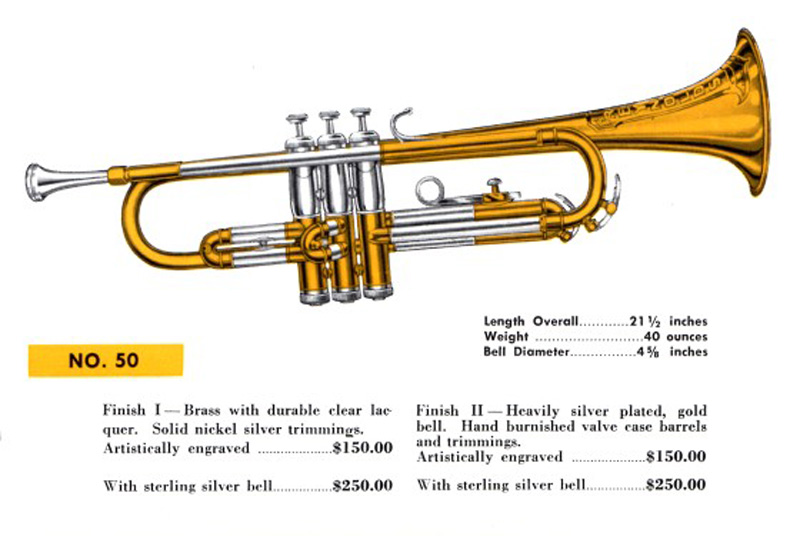1949 Reynolds Model 50  Trumpet Cleveland