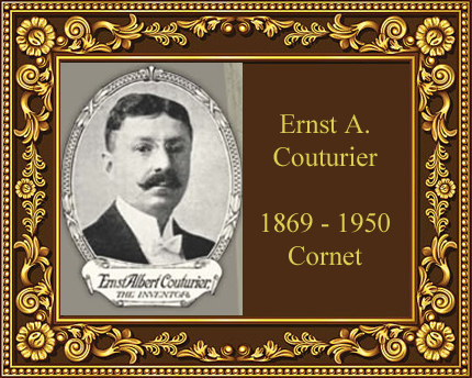 Ernat Albert Couturier cornet player instrument maker history