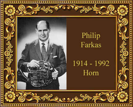 Philip Farkas French Horn Virtuoso