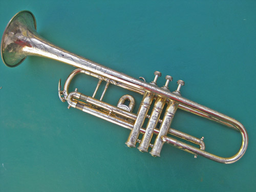Besson Gold Plated Trumpet